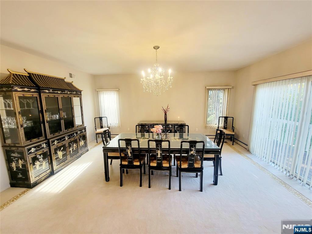 Sliding Door to Balcony from Dining room
