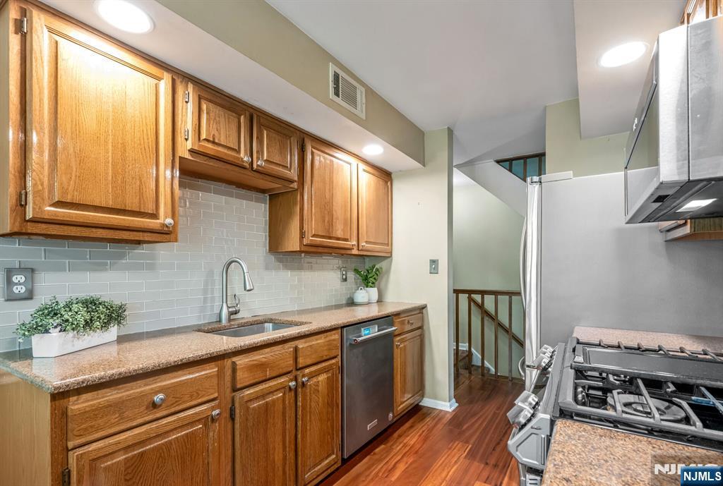 Open to the Updated Kitchen