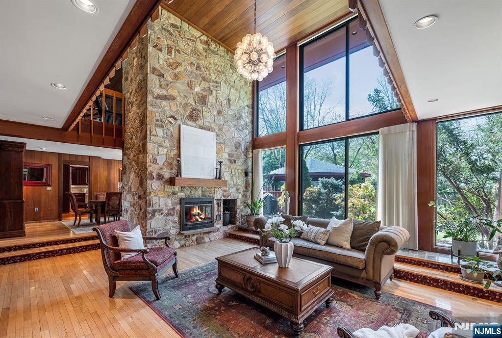 Wrap Around Double-Sided Fireplace