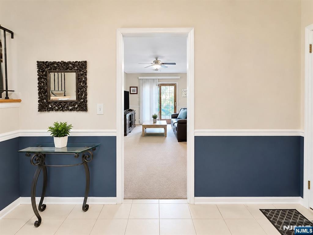 Foyer looking at Den