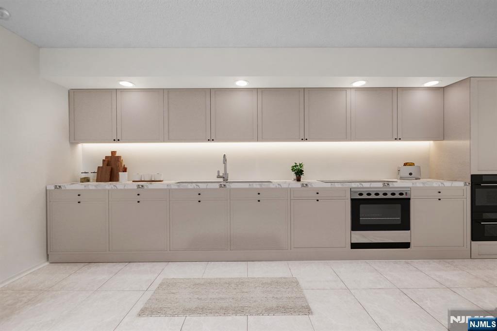 Virtually Renovated Kitchen Concept.