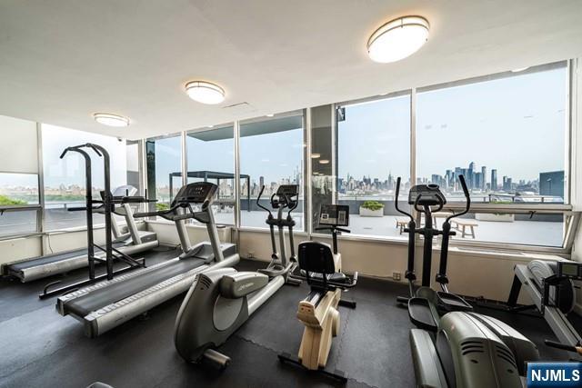 Exercise Room with NYC views...