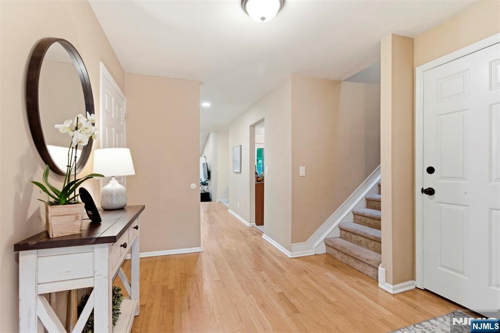 Foyer to stairs going up