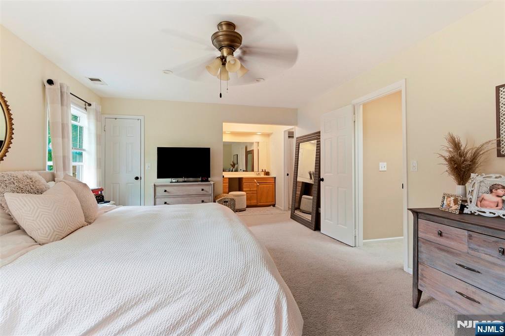 Master Bedroom to full bath