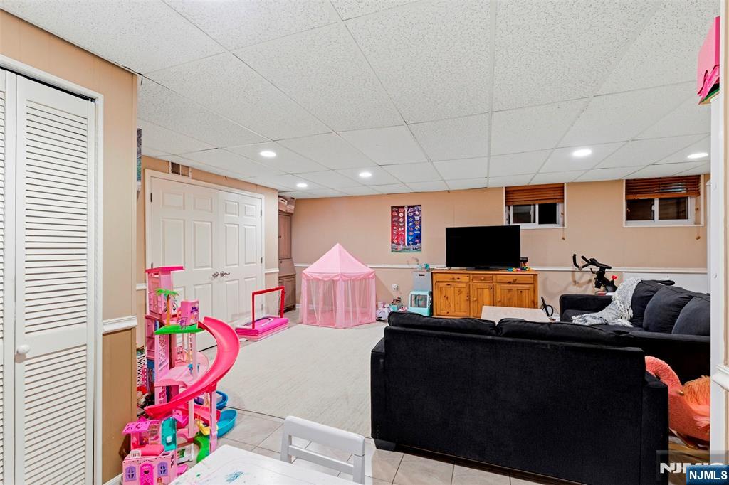 Recreation Room in Basement