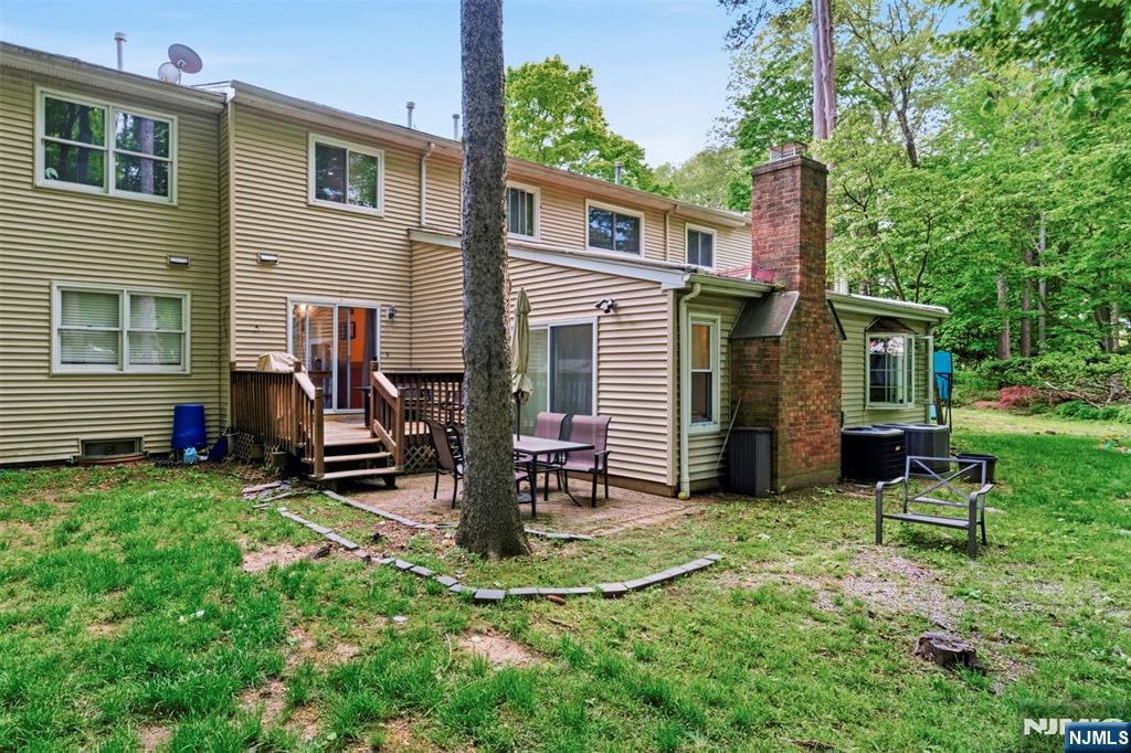 Back of townhouse