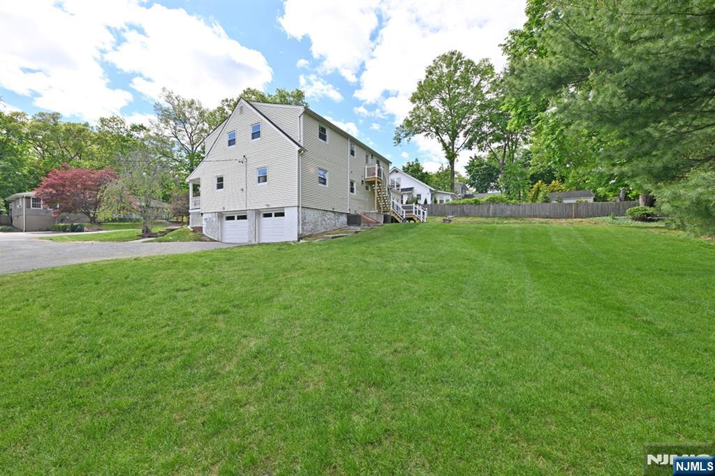 Left side garage offers access to newly finished basement