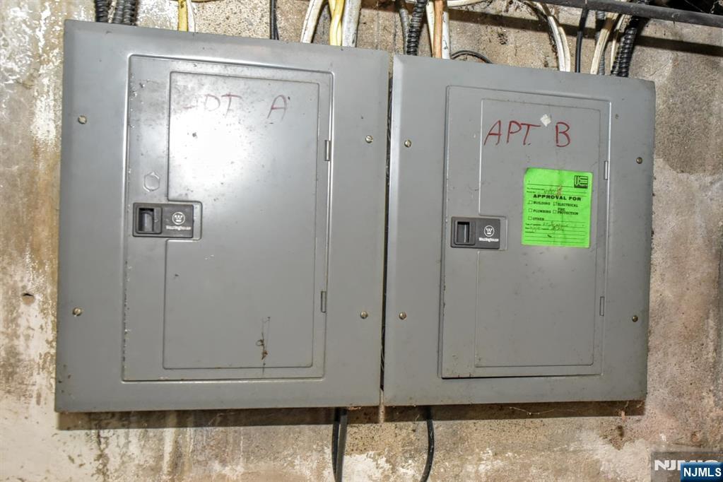 Basement Separate Electric Panels.