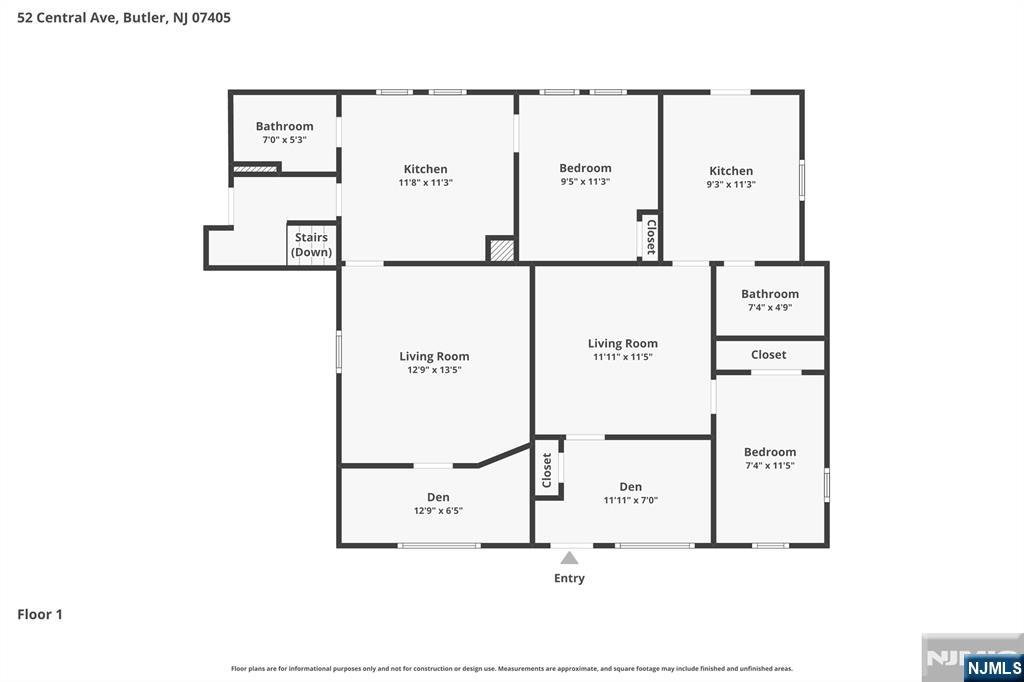 Level One FLoor Plan