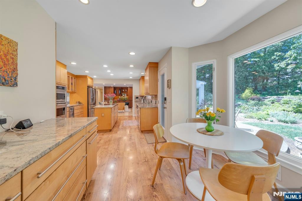 airy layout with breakfast area