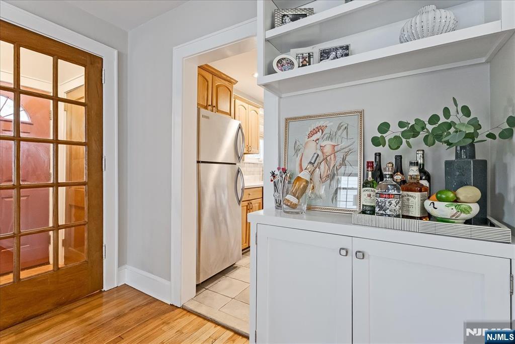 opens to kitchen