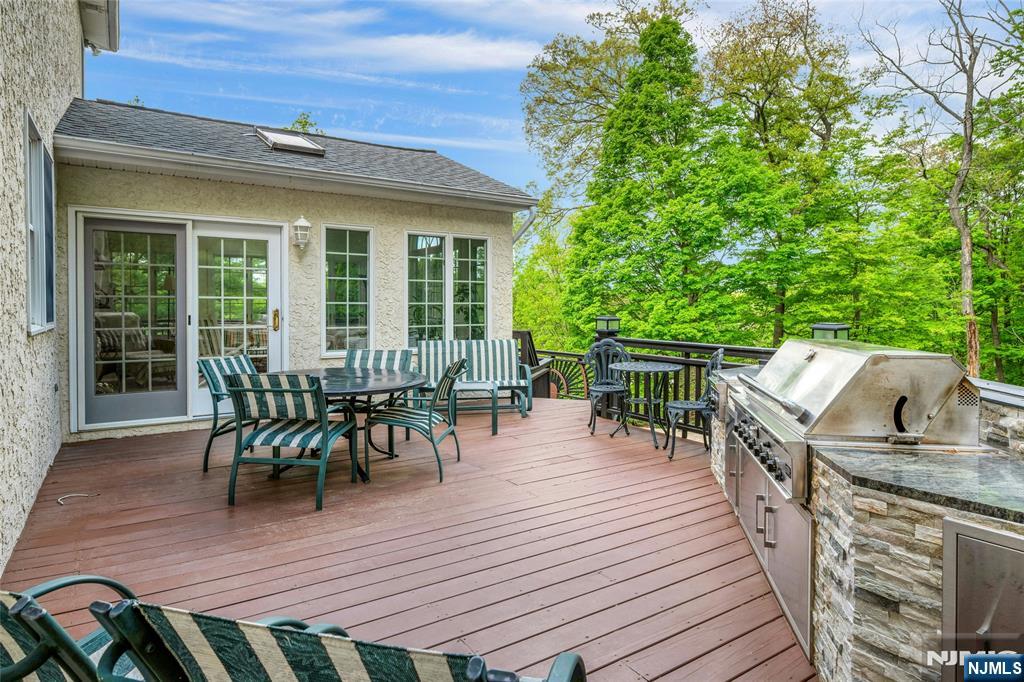 Deck 2 with custom outdoor grill area.