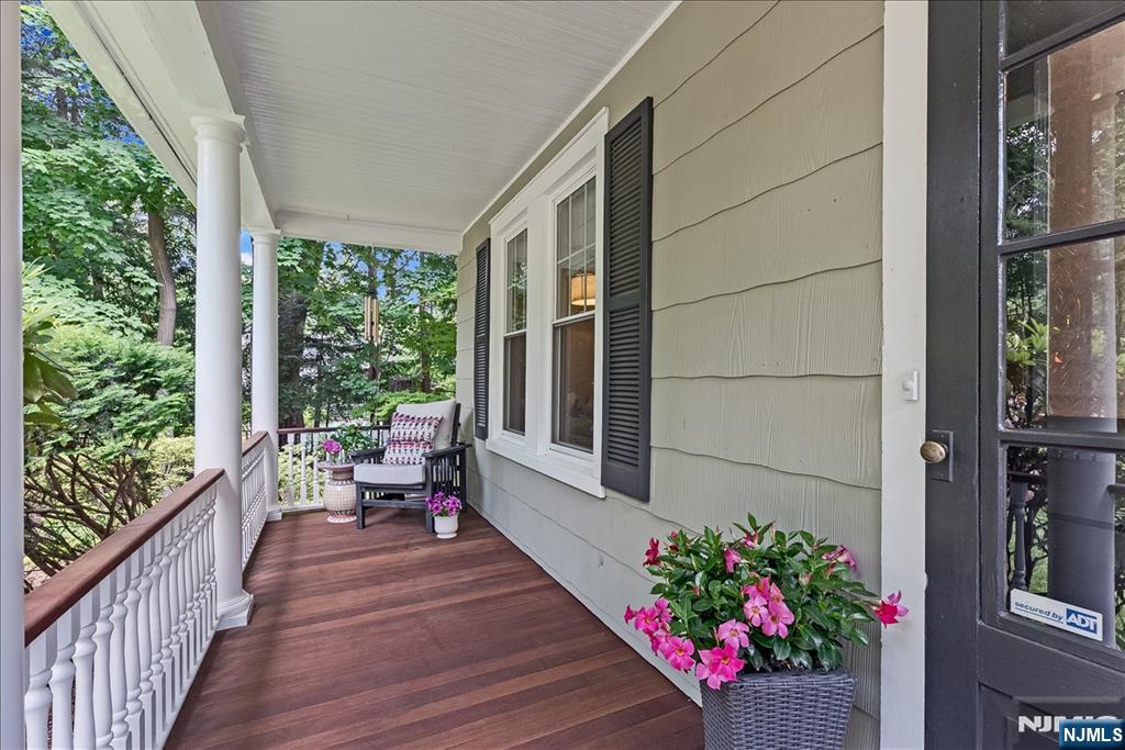 Inviting lemonade front porch