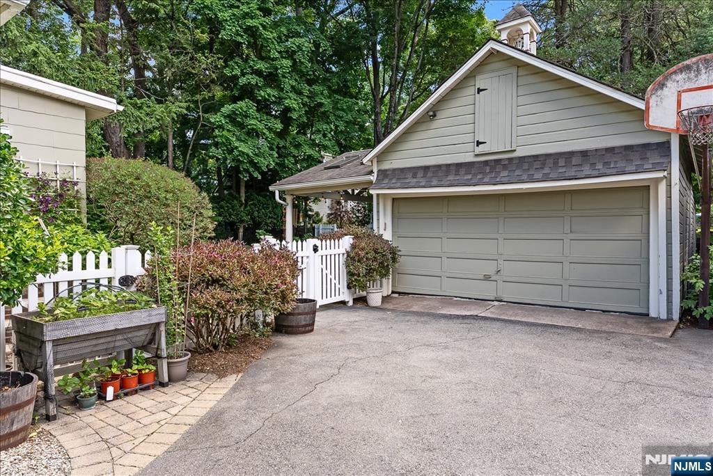 2 car garage plus storage room