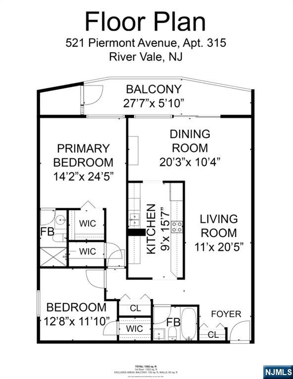 521 Piermont Ave #315A, River Vale, NJ 07675
