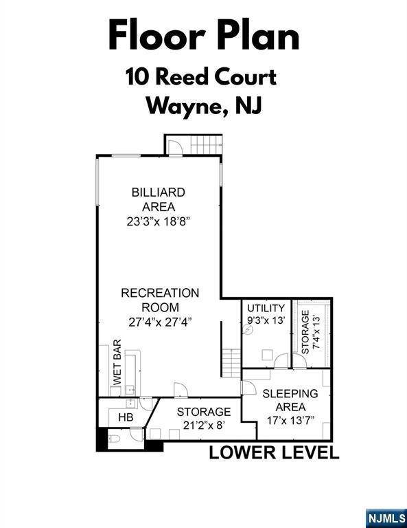 41st image of 10 Reed Ct, Wayne, NJ 07470 | MLS# 26026474