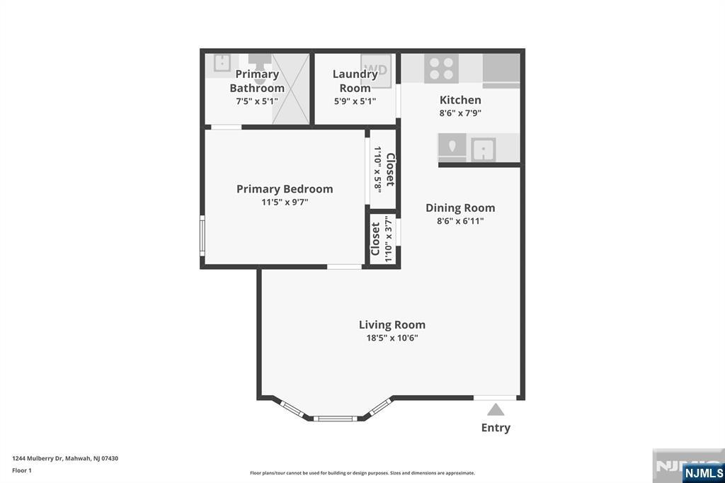 1244 Mulberry Dr, Mahwah, NJ 07430
