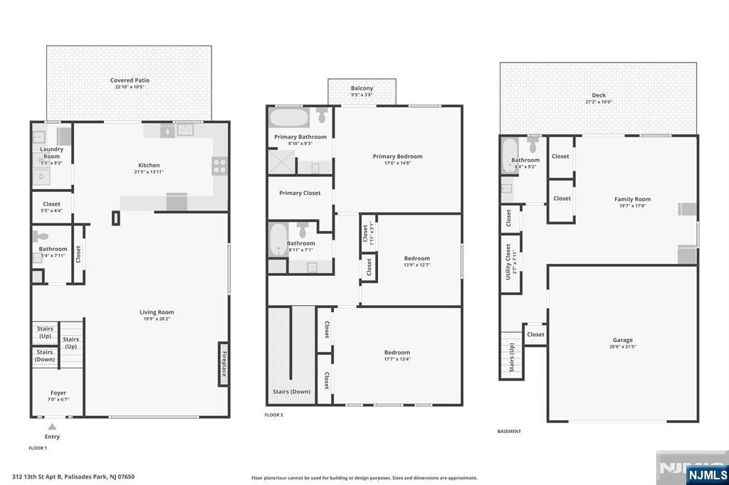 312B 13th St #2, Palisades Park, NJ 07650