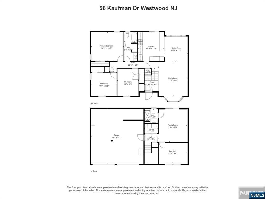 56 Kaufman Dr, Westwood, NJ 07675