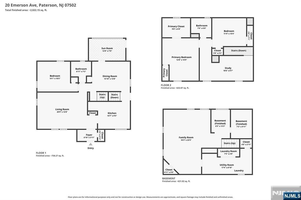 Photo 24 of Single family home for sale at 18 20 Emerson Ave, Paterson, NJ 07502 | MLS# 26033560 | Listing updated on 2026-09-08